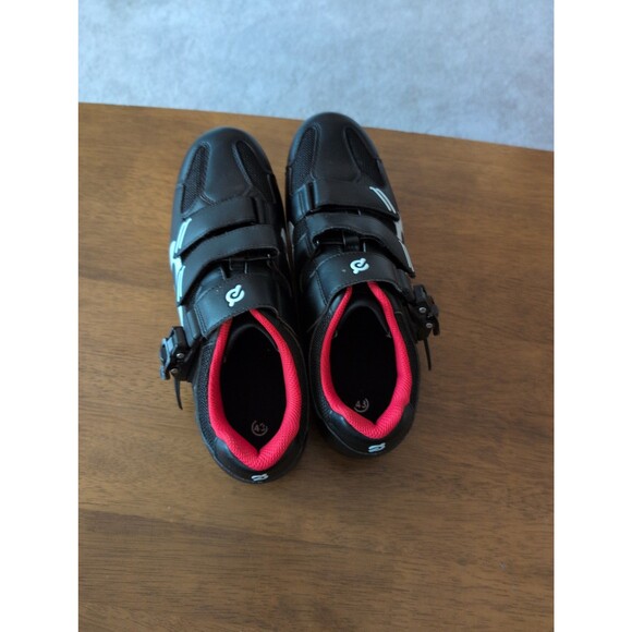 EUC Peloton cycling bike shoes with look delta cleats EU 43 US men's 10 - Picture 5 of 7
